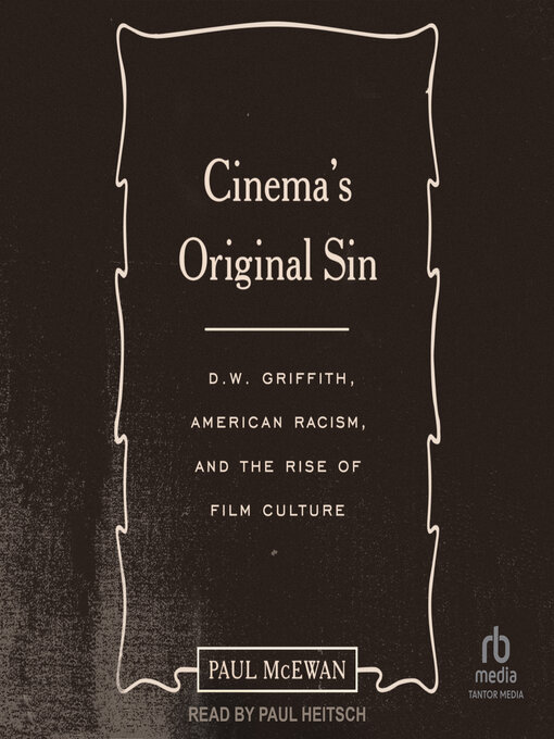 Title details for Cinema's Original Sin by Paul McEwan - Available